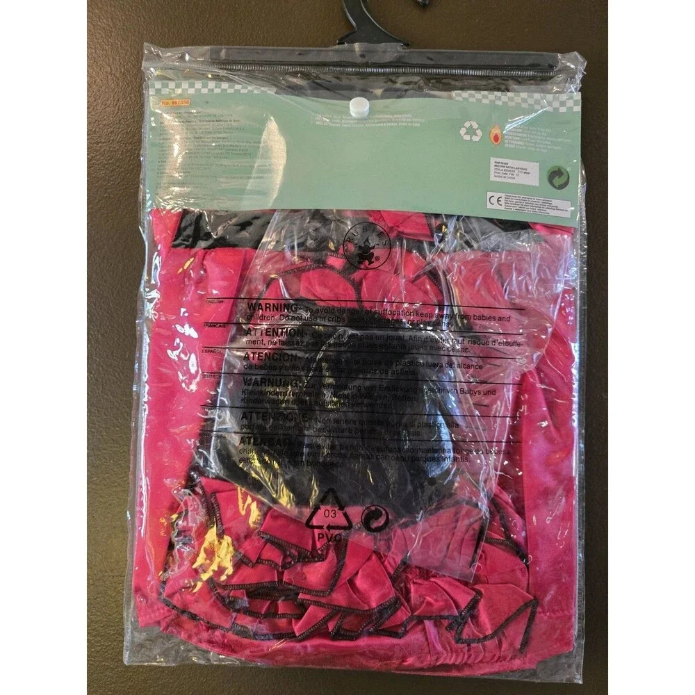 Rubie's Baby Ladybug Halloween Costume 6M 12M Months 4 Piece New in Package C5